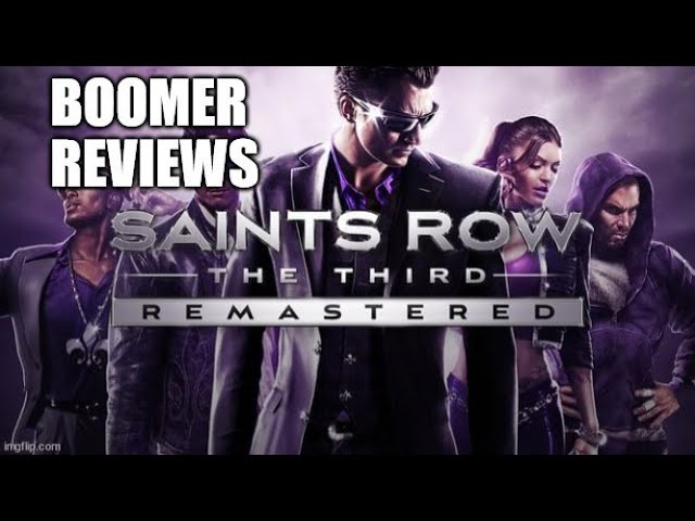 Boomer Reviews Saints Row 3