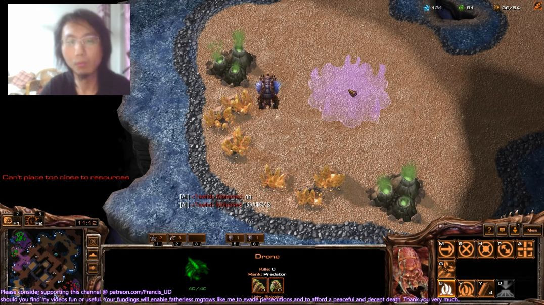 starcraft2 zerg v terran on cosmic sapphire a rather close one.. mutalisks helped me win this.