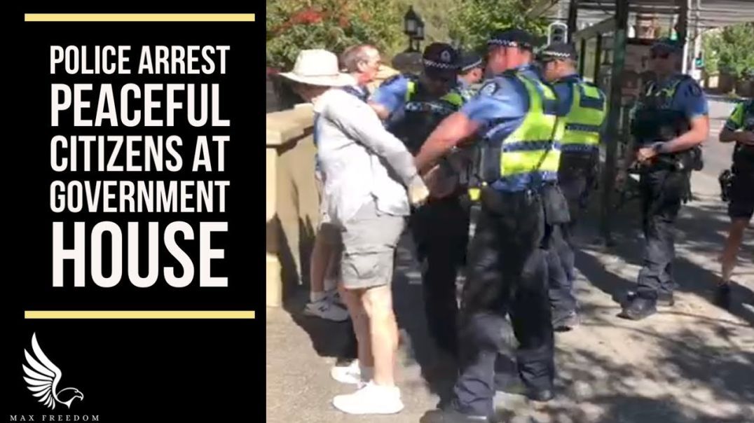 POLICE ARREST PEACEFUL CITIZENS AT GOVERNMENT HOUSE