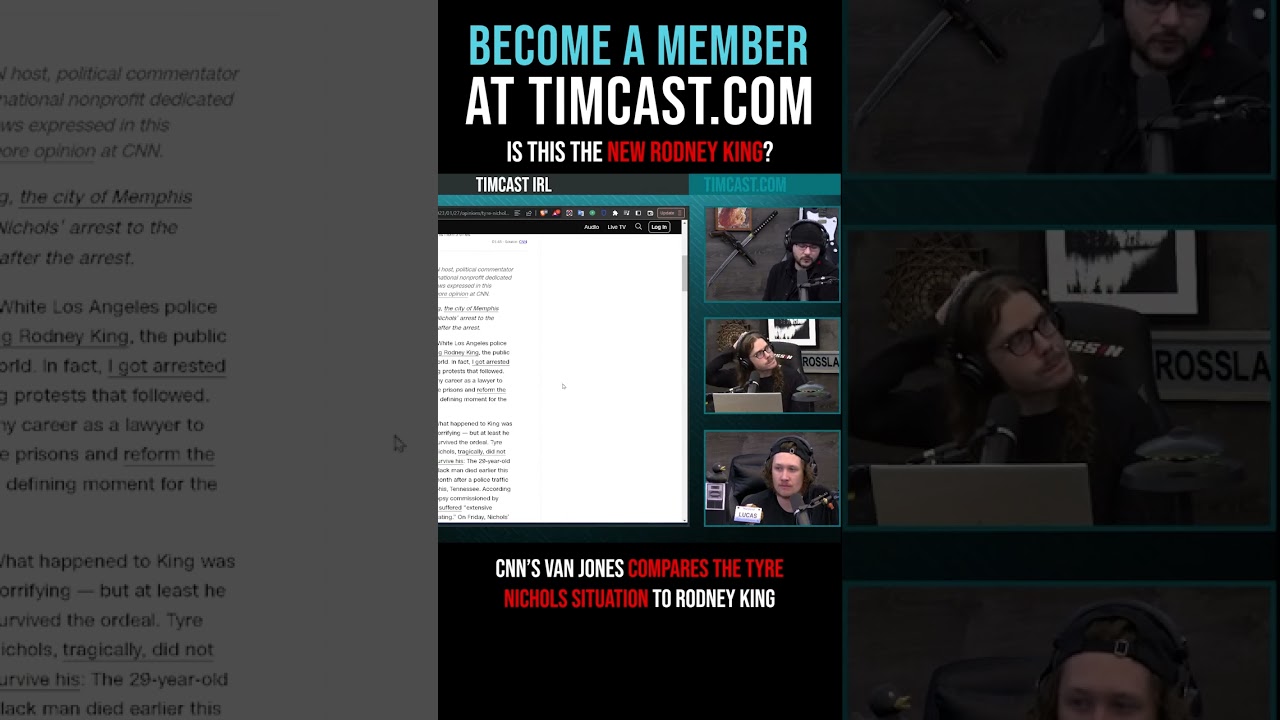 Timcast IRL - Is This The New Rodney King? #shorts