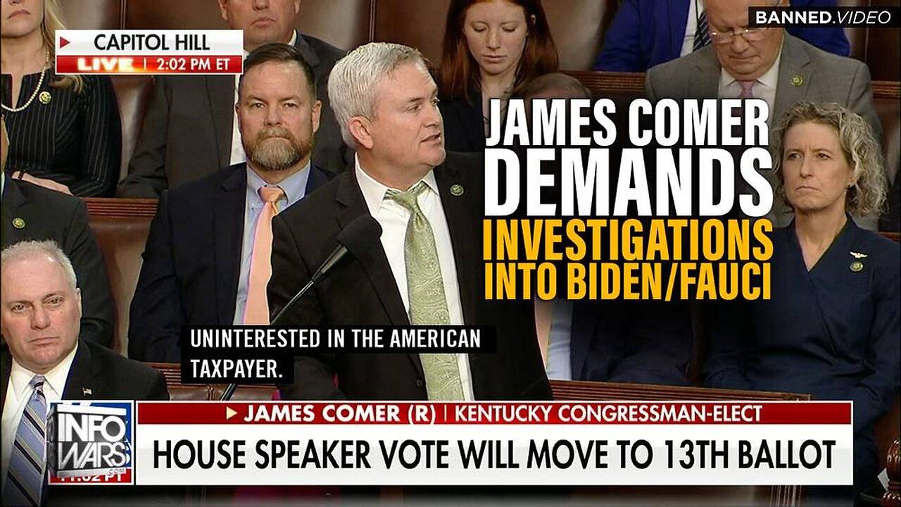 Representative James Comer Demands Investigations Into Biden