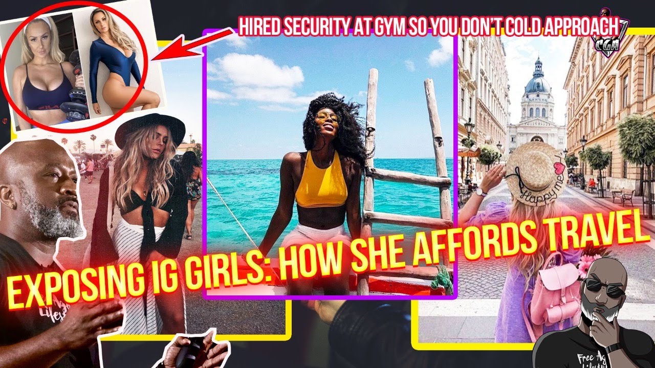 Exposing IG Girls: How She Affords The Travel Life - Fitness Model Hires Security To Keep Men Away