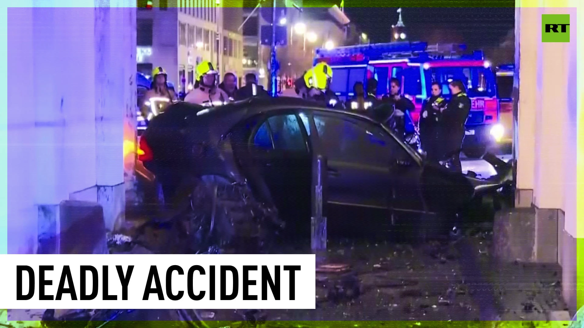 Man crashes car into Brandenburg Gate in Berlin