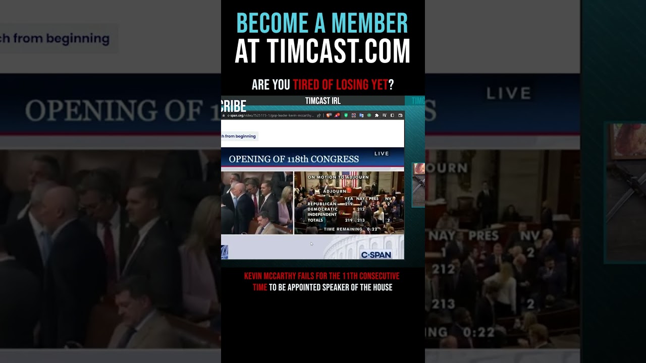 Timcast IRL - Are You Tired Of Losing Yet? #shorts