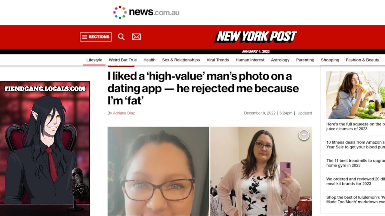 Plus Sized Single Mother Gets Brually REJECTED On Dating App By "High Value" Man