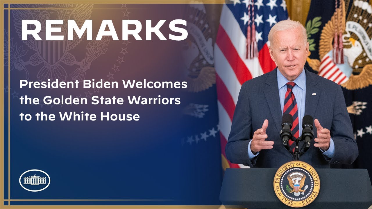 President Biden Welcomes the Golden State Warriors to the White House