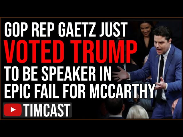 McCarthy LOSES SEVENTH VOTE, Gaetz Votes For TRUMP As Speaker In EPIC Fail For GOP Establishment