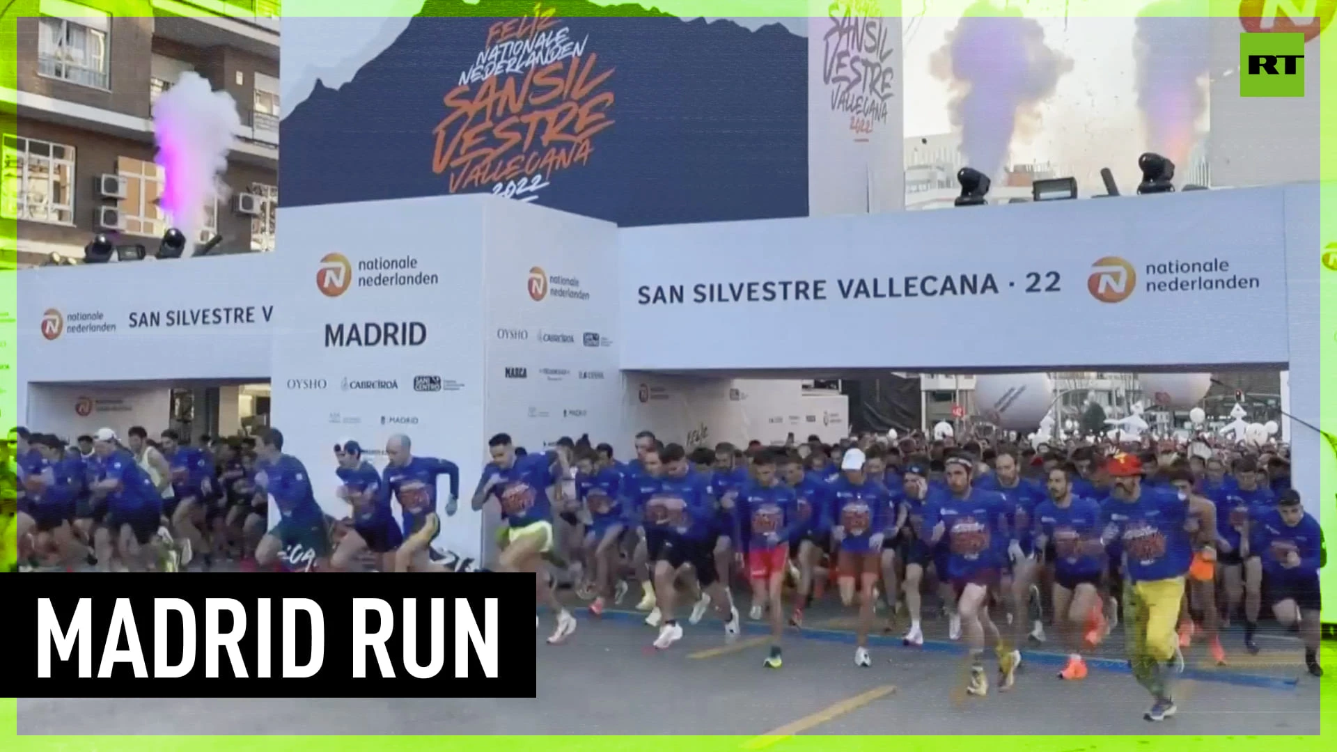 Madrid celebrates New Year with traditional San Silvestre Vallecana run