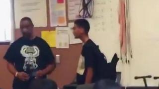 He called the teacher a 'nigga' and a 'bitch' before the teacher went after him