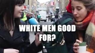 Asking on on the street 'What is a straight white male good for'