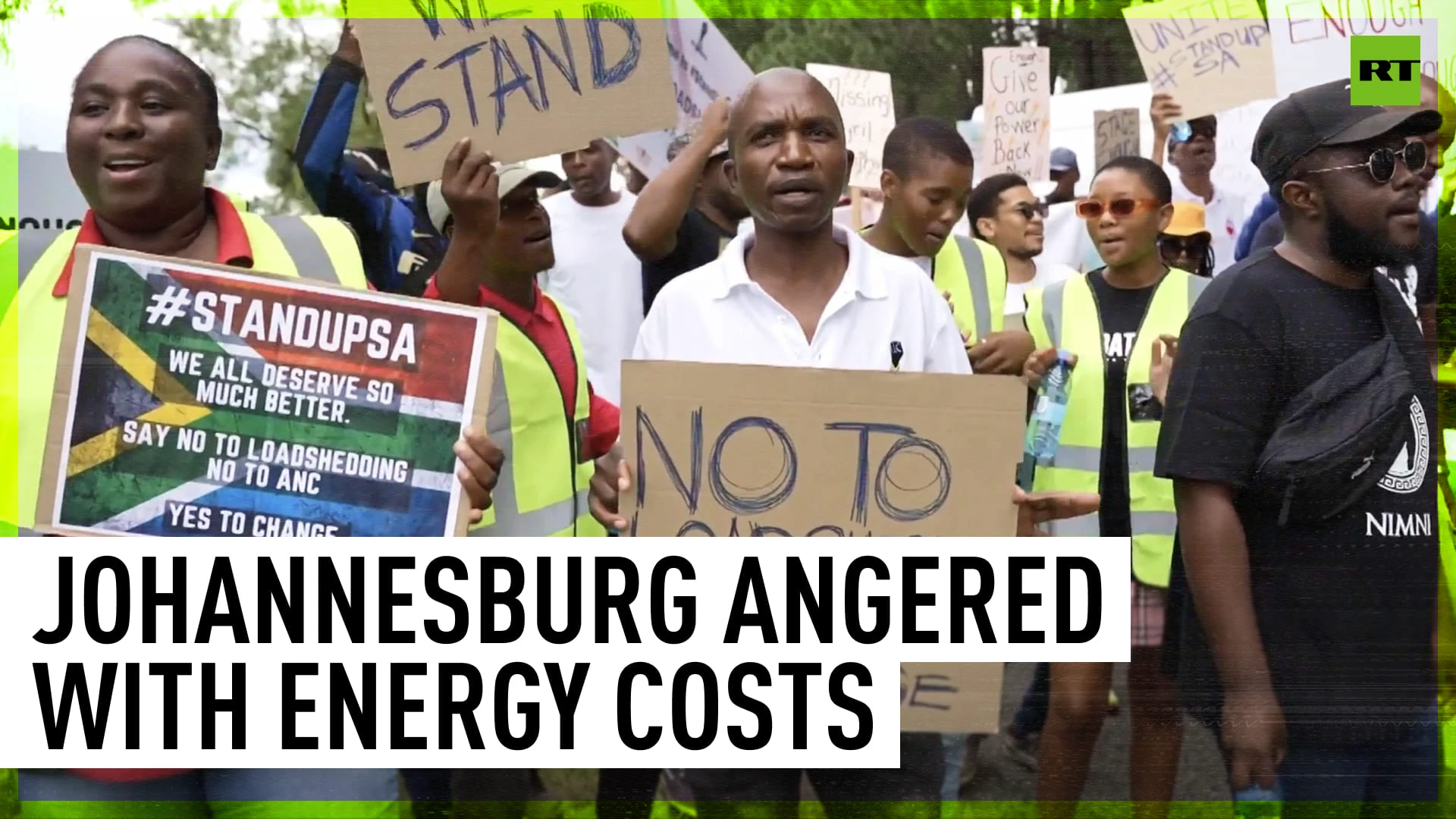 Hundreds hit Johannesburg streets in protest against rising electricity costs