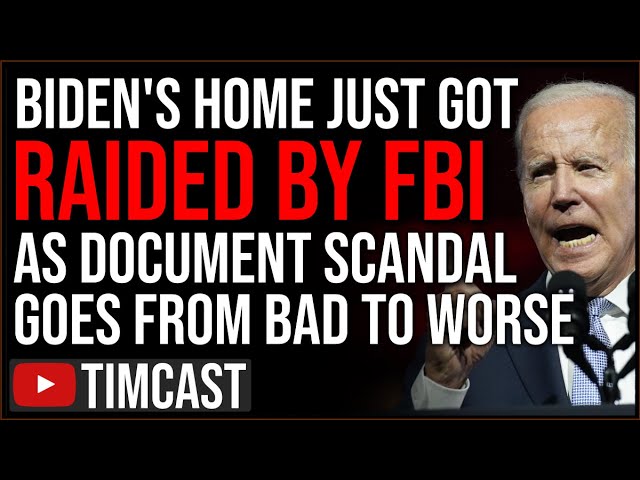 Biden's Home RAIDED BY FBI, Biden Classified Documents Scandal GETS WORSE As President May LOSE 2024