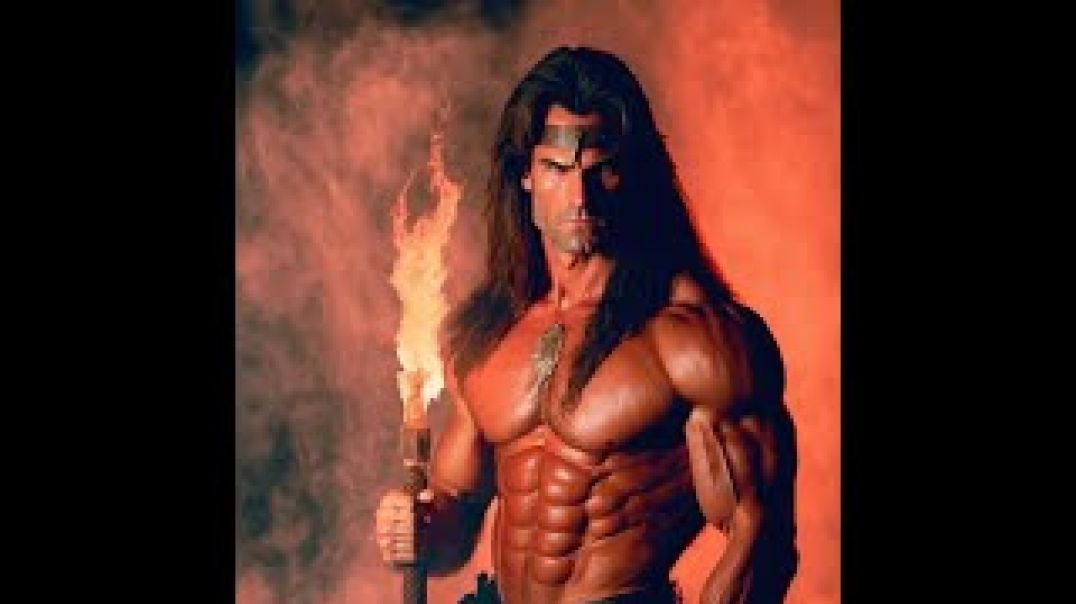 Conan the Barbarian (1981) as a Low Budget Late 80s B Movie AI ART