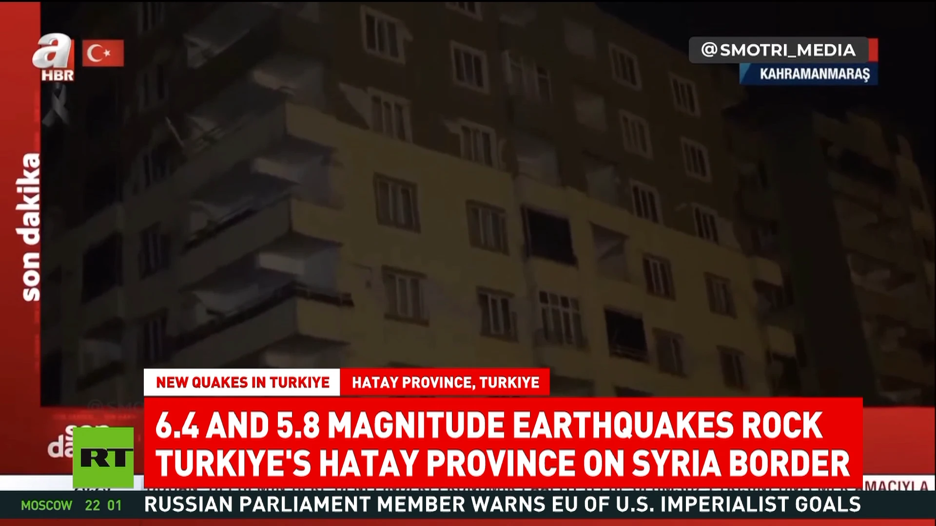 Two new earthquakes hit Türkiye’s Hatay province