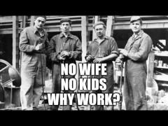 Do Life Long Bachelors Need to Work Hard?