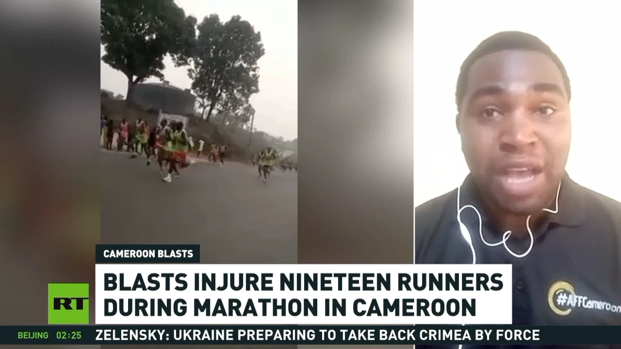 Explosions injure 19 people during marathon in Cameroon