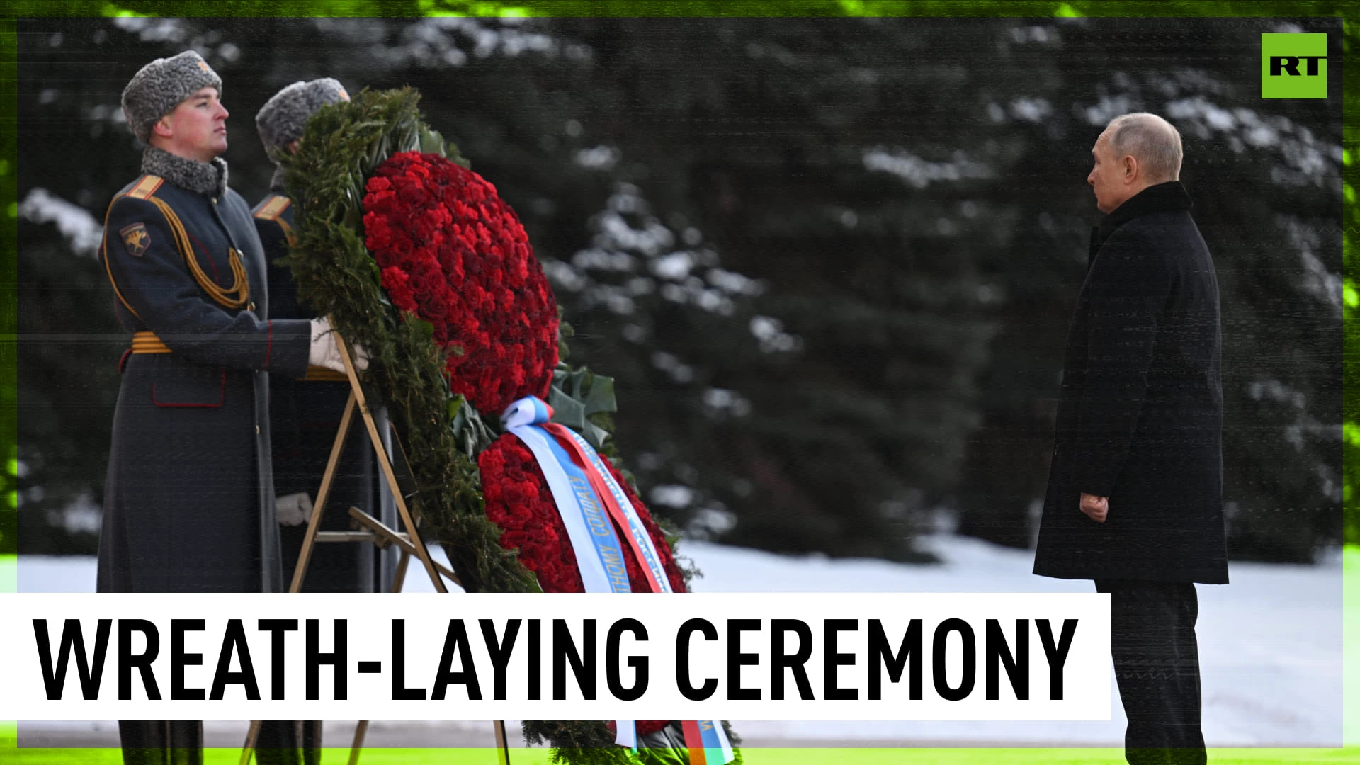 Putin lays wreath at Tomb of the Unknown Soldier