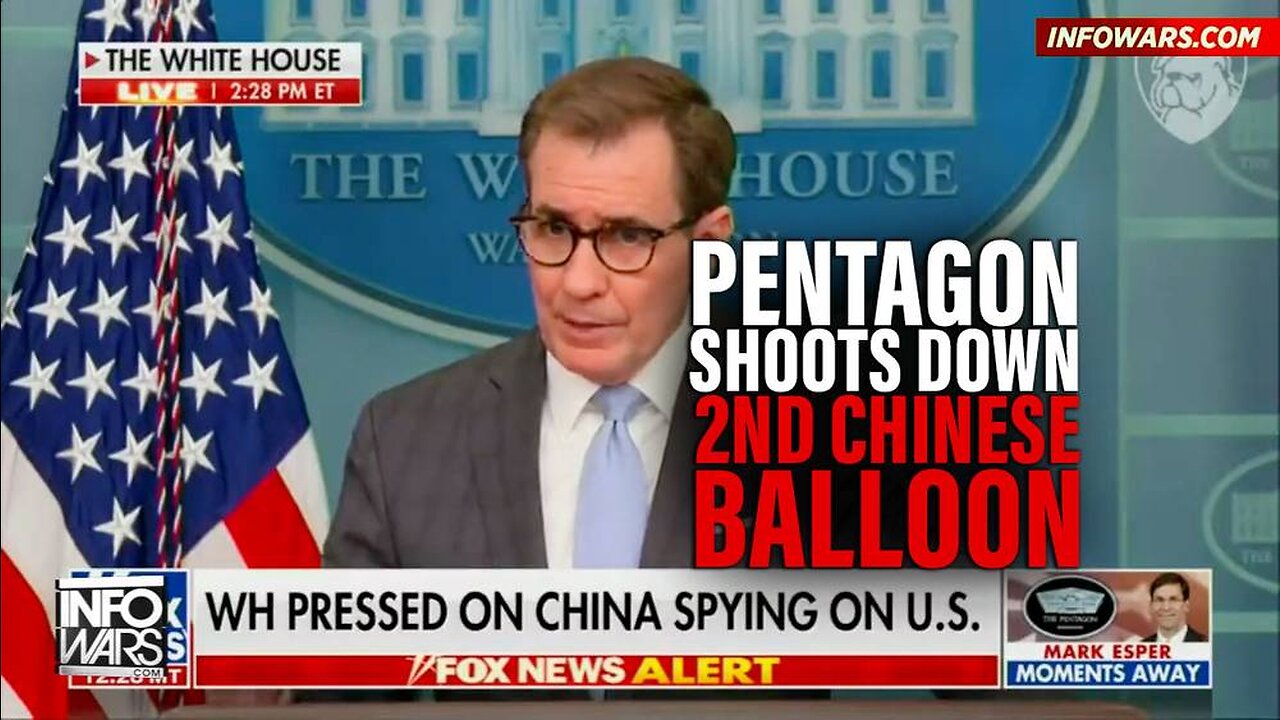 BREAKING: Pentagon Shoots Down Second Chinese Ballon Over Alaska