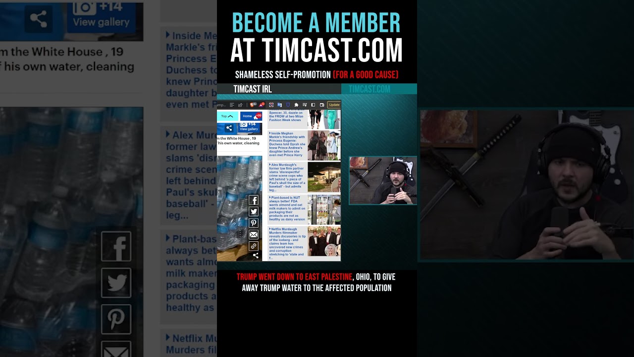 Timcast IRL - Shameless Self-Promotion (For A Good Cause) #shorts