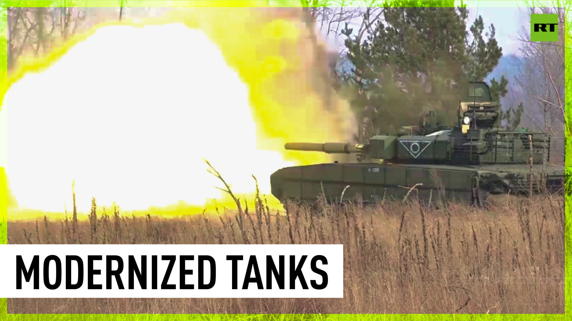 T-80BVM tank crews practice on combat ranges in military conflict zone