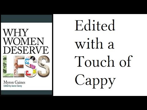 "Why Women Deserve Less" - By Myron Gaines