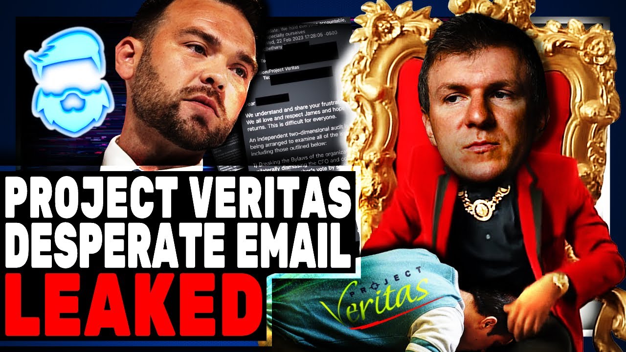 Project Veritas Email Reveals Them BEGGING Supporters Not To Leave After Firing James O'Keefe