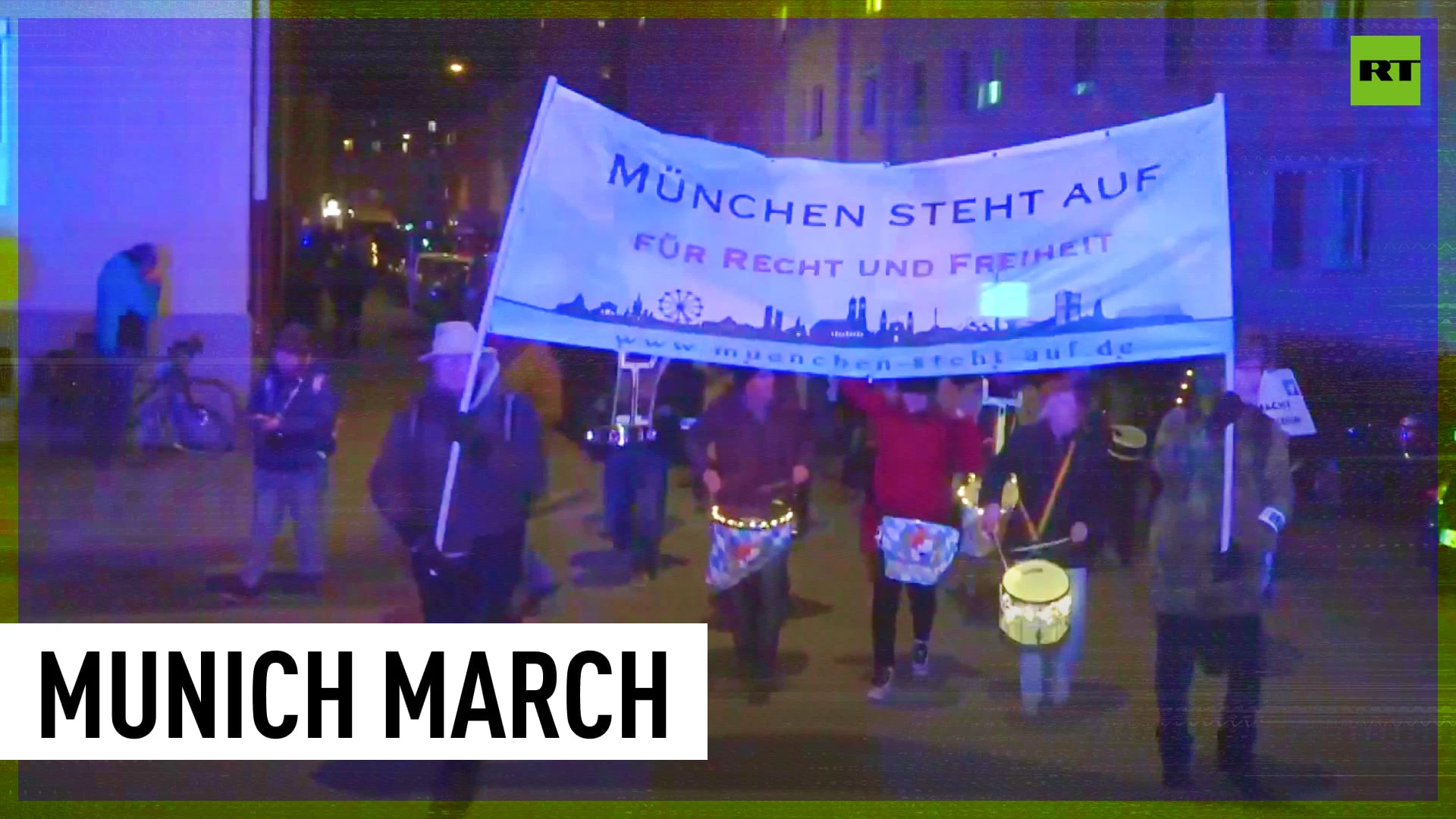 Protesters in Munich rally against arms deliveries to Ukraine