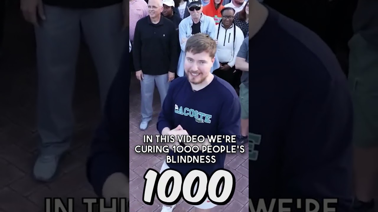 Mr Beast is wrong for helping all those blind people!