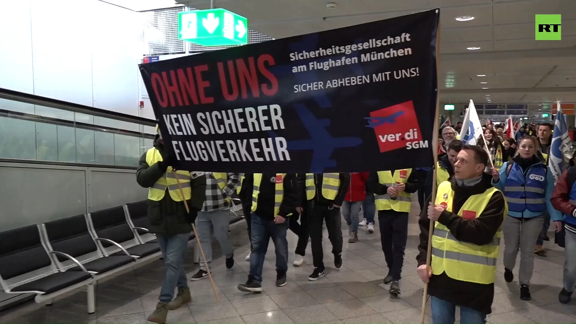 Munich airport comes to standstill as workers strike