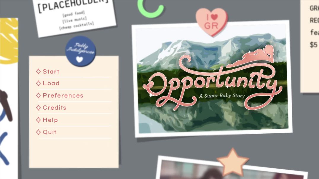 Grim's Visual Novel Corner: Opportunity - A Sugar Baby Story