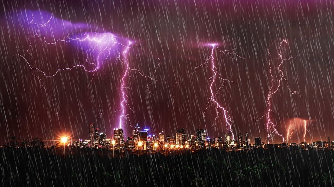 Fall Asleep Fast with Storm video of Thunder Lightning Heavy Rain Relaxing So it's meant to be.