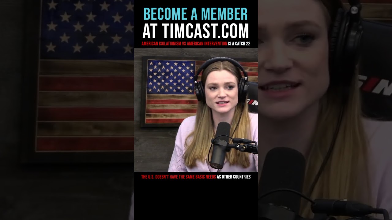 Timcast IRL - American Isolationism Vs American Intervention Is A Catch 22 #shorts