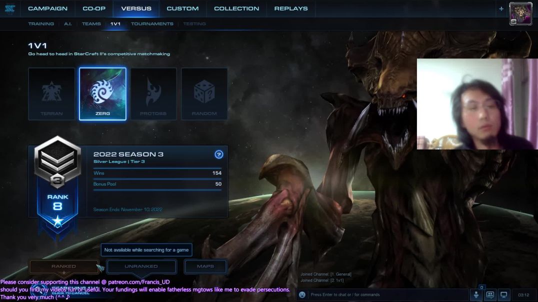 starcraft2 one of my earlier games in 2022, smashed a terran and a protoss on cosmic sapphire with spine crawlers and sh