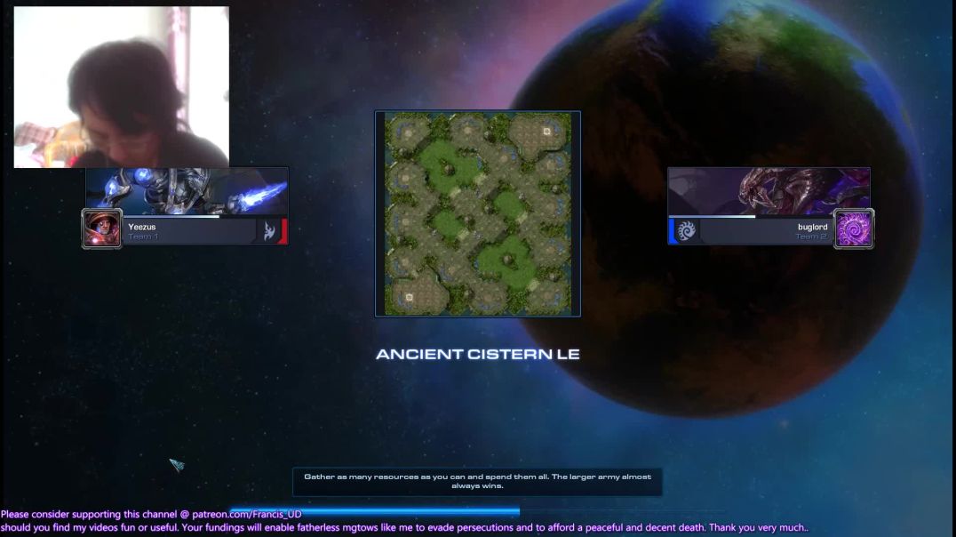 starcraft2 pitiful defeat due to failed nydus worms against a terran on ancient cistern