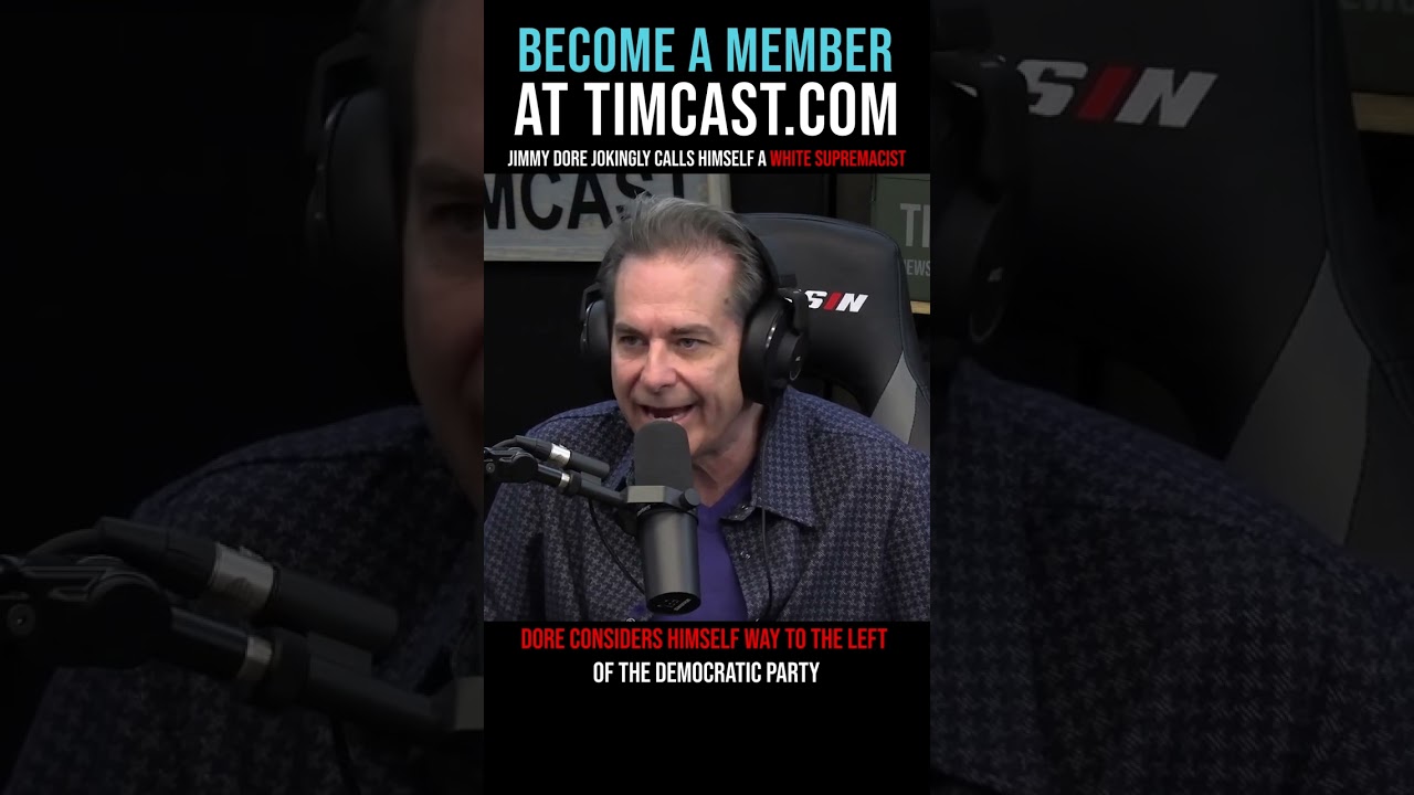 Timcast IRL - Jimmy Dore Jokingly Calls Himself A White Supremacist #shorts