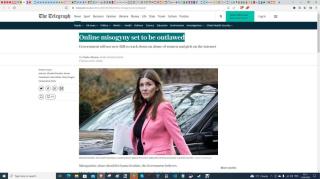 MGTOW UK Government Plans to ban "online misogyny" and my views on it