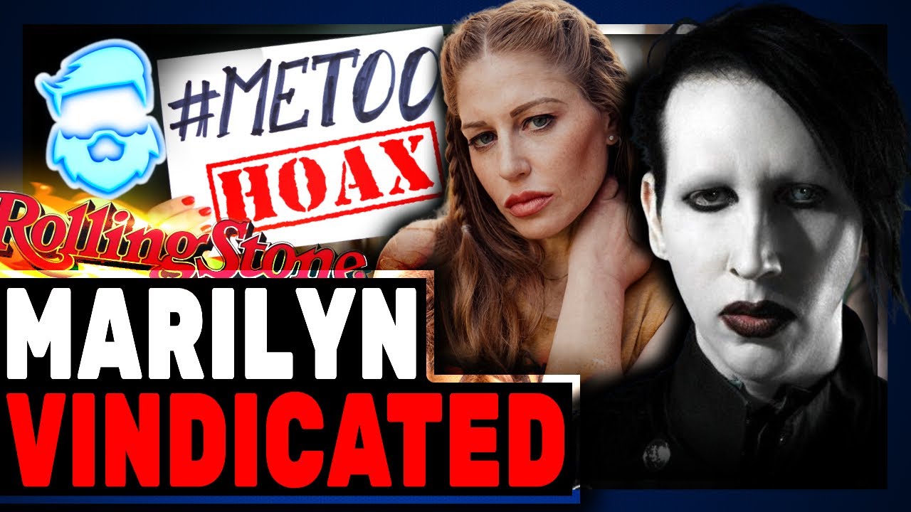 Massive MeToo Backfire! Marilyn Manson INNOCENT & Proves Women Coordinated Hoax Against Him!