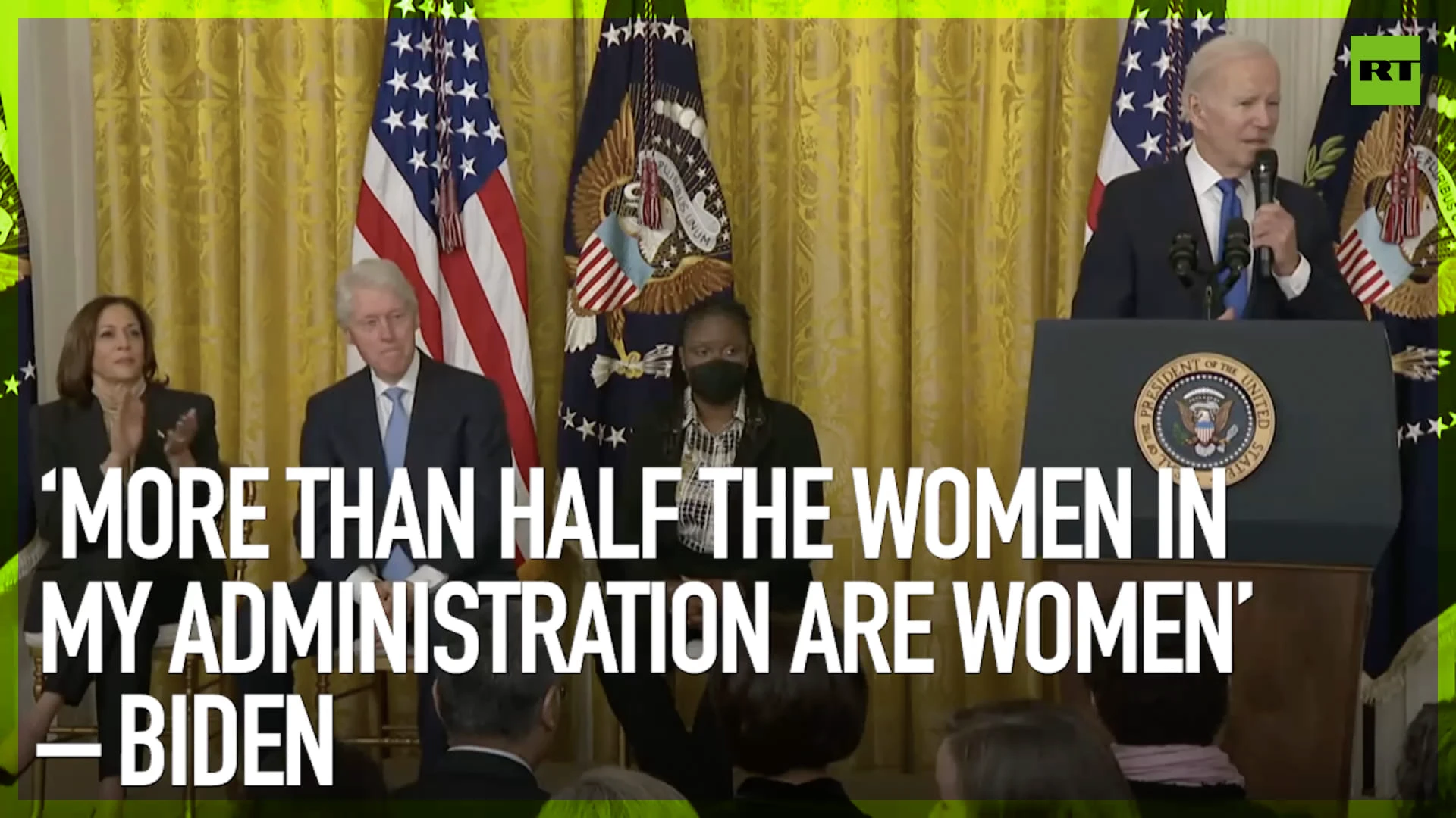 ‘More than half the women in my administration are women’ – Biden