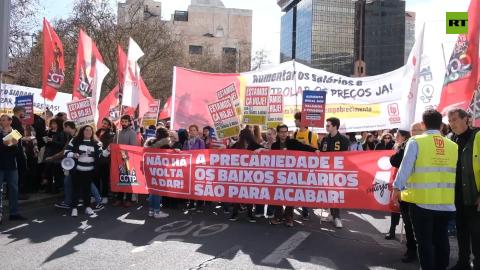 Portuguese workers call for better working conditions and higher wages