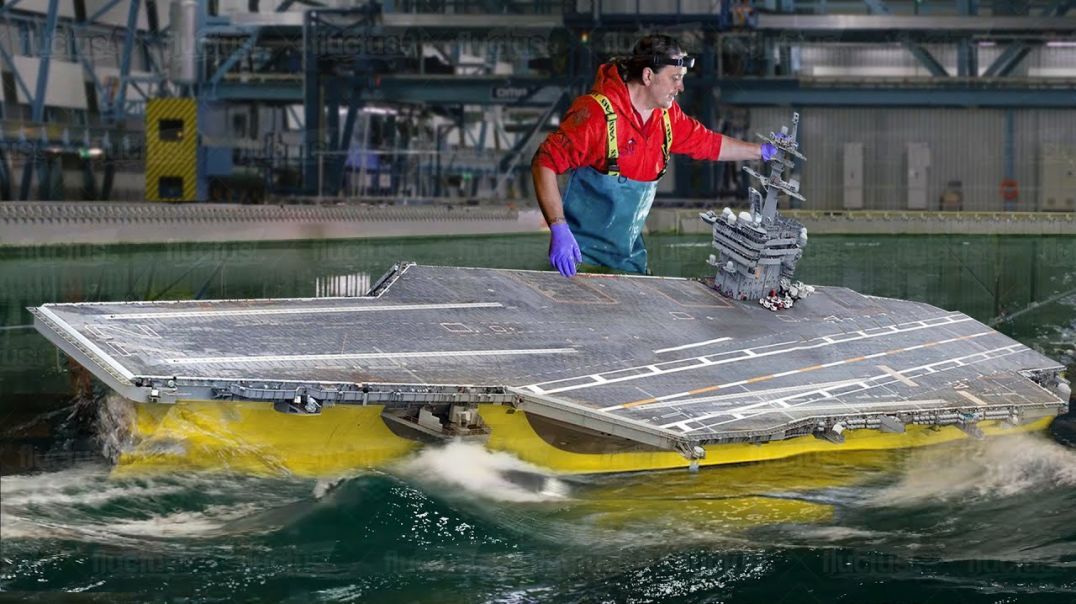 The Genius Method US Navy Found to Test its Future Billions $ Aircraft Carriers and Ships