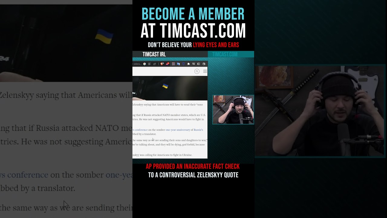 Timcast IRL - Don't Believe Your Lying Eyes And Ears #shorts