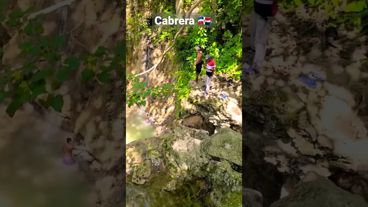 Jump Off Cliff ? in Cabrera, Dominican Republic