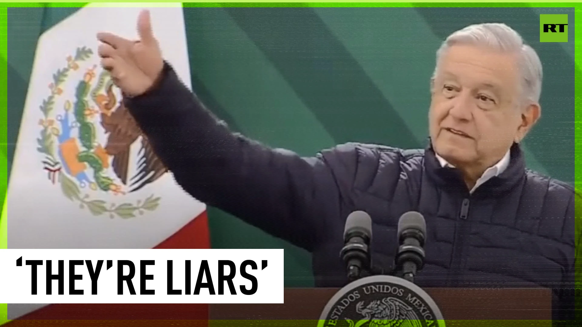 Mexican president calls out America’s BS