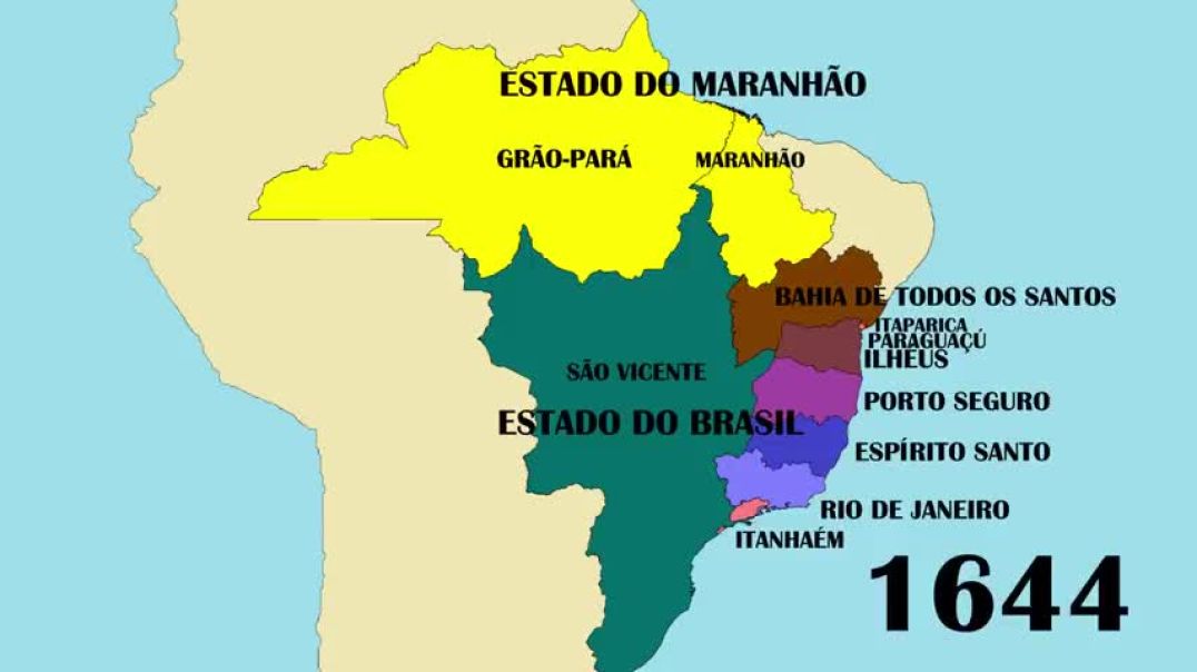 COMO SURGIU CADA ESTADO BRASILEIRO - A EVOLUÇÃO DO MAPA DO BRASIL EM DETALHES