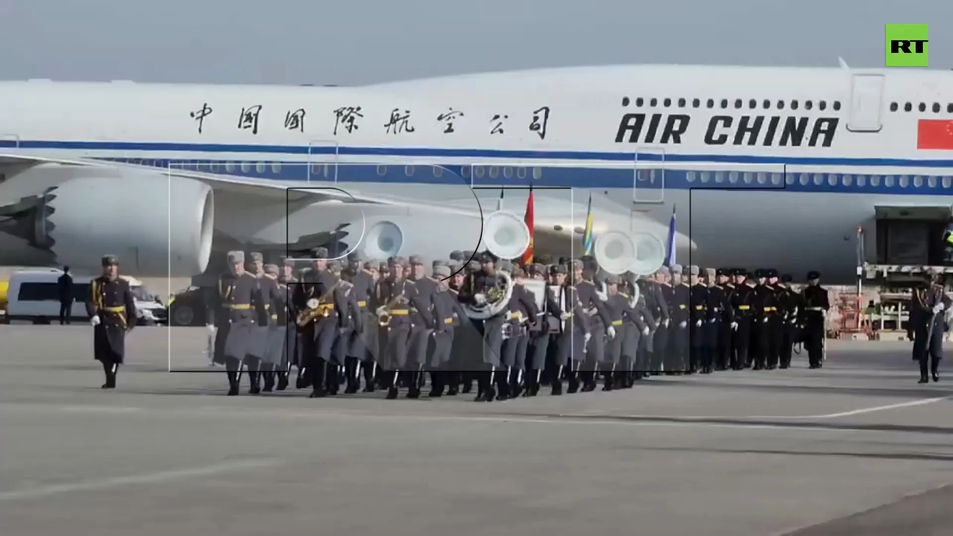 Military band prepares to meet Xi Jinping in Moscow