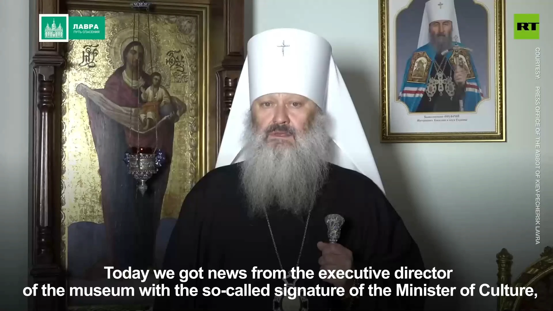 ‘God will not forgive you and your family’ - Kiev-Pechersk Lavra abbot to Zelensky