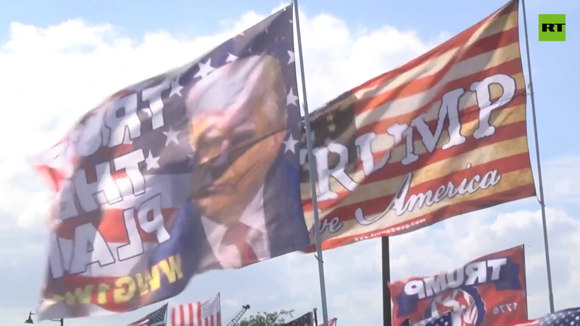 Trump supporters stage rally near Mar-a-Lago protesting his possible indictment