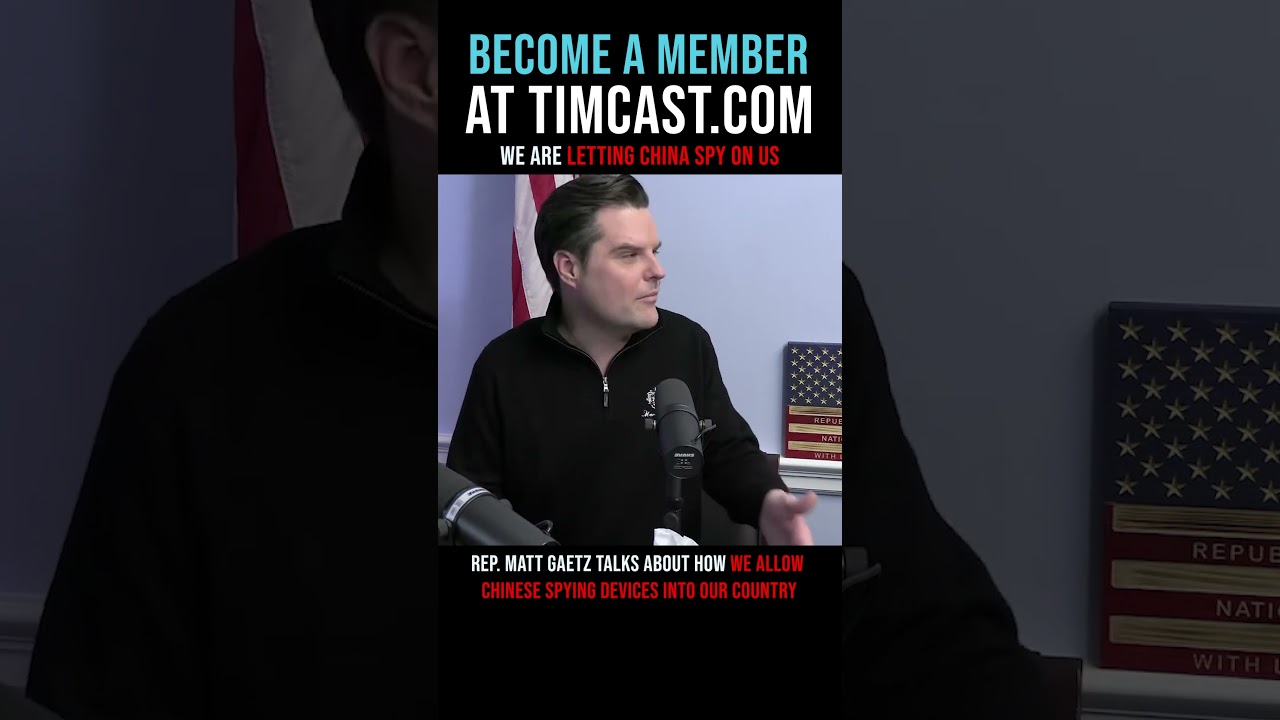 Timcast IRL - We Are Letting China Spy On Us #shorts