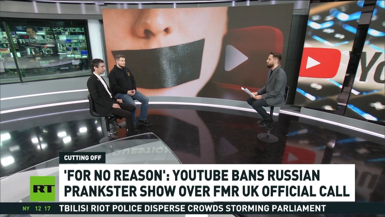 YouTube blocks Russian prankster show over call to former UK minister