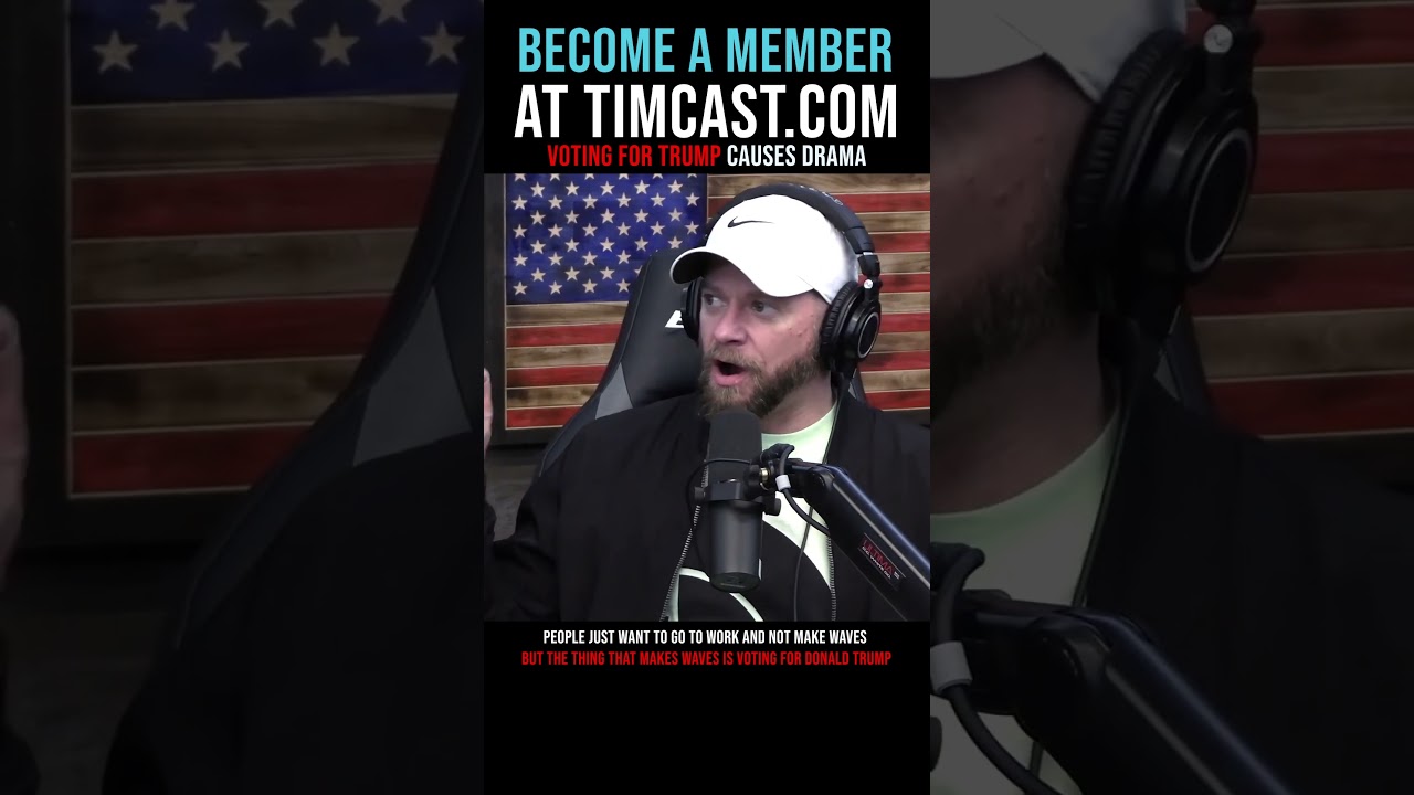 Timcast IRL - Voting For Trump Causes Drama #shorts